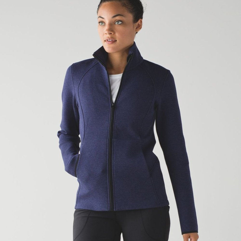 Lululemon Insculpt Jacket Heathered Deep Indigo